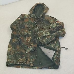 German military flecktram parka camo